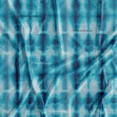 Dark Tie & Dye Abstract Digital Printed Fabric For Boutique